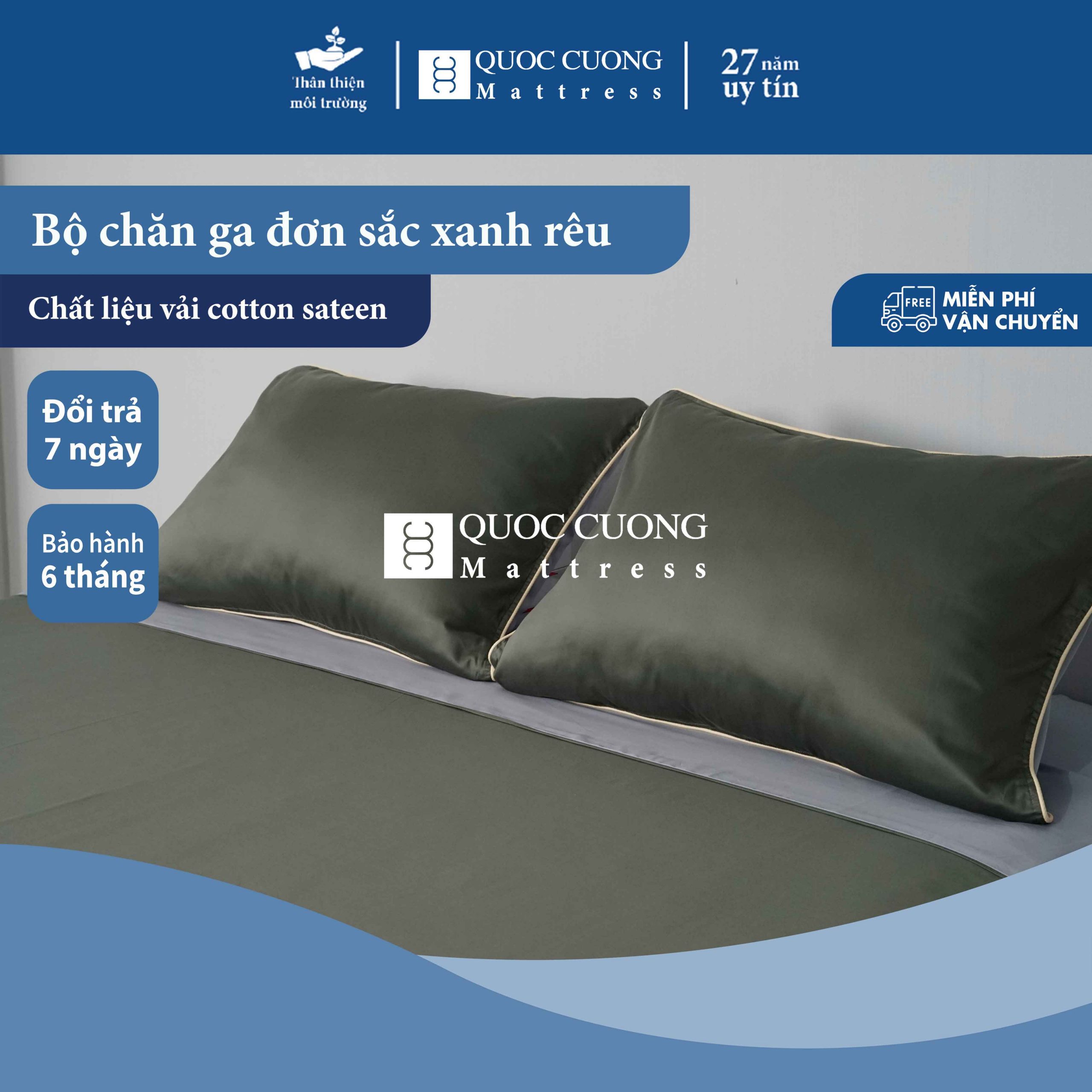 Chăn Ga Gối Cotton Lụa