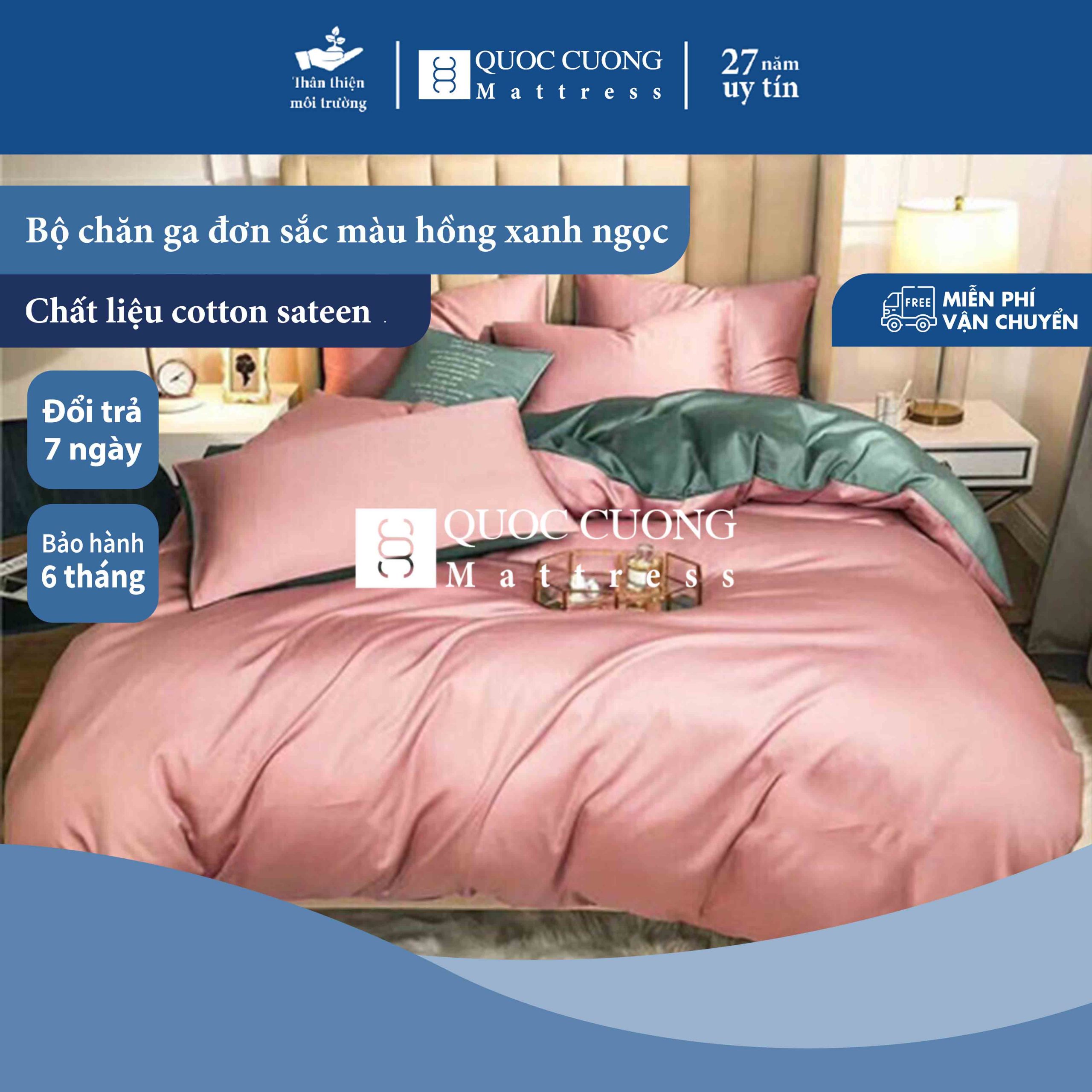Chăn Ga Gối Cotton Lụa